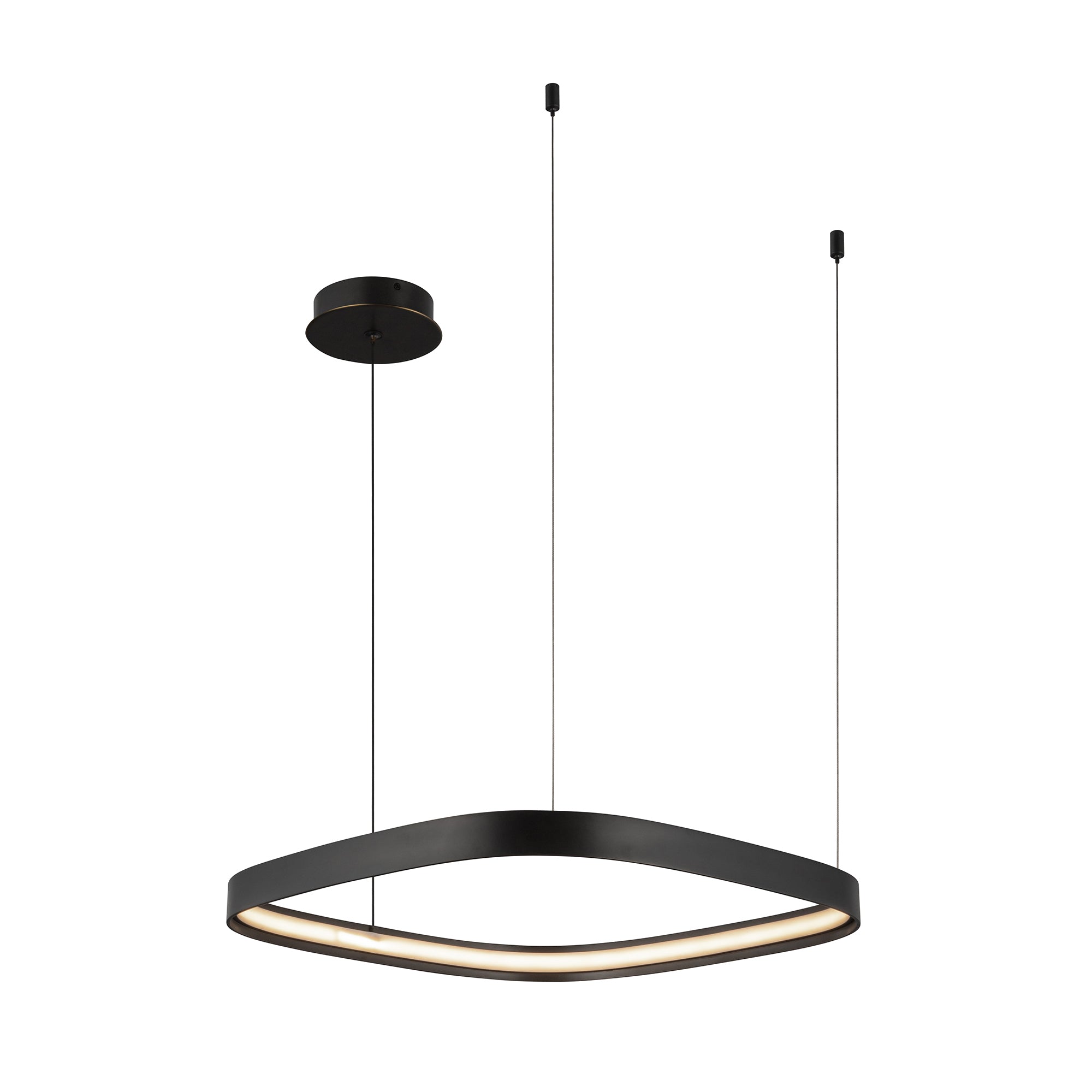 Yukon 19-in Urban Bronze LED Pendant