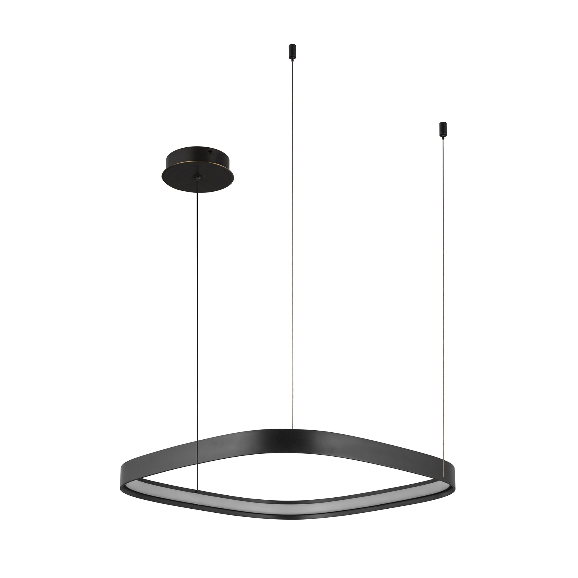 Yukon 19-in Urban Bronze LED Pendant
