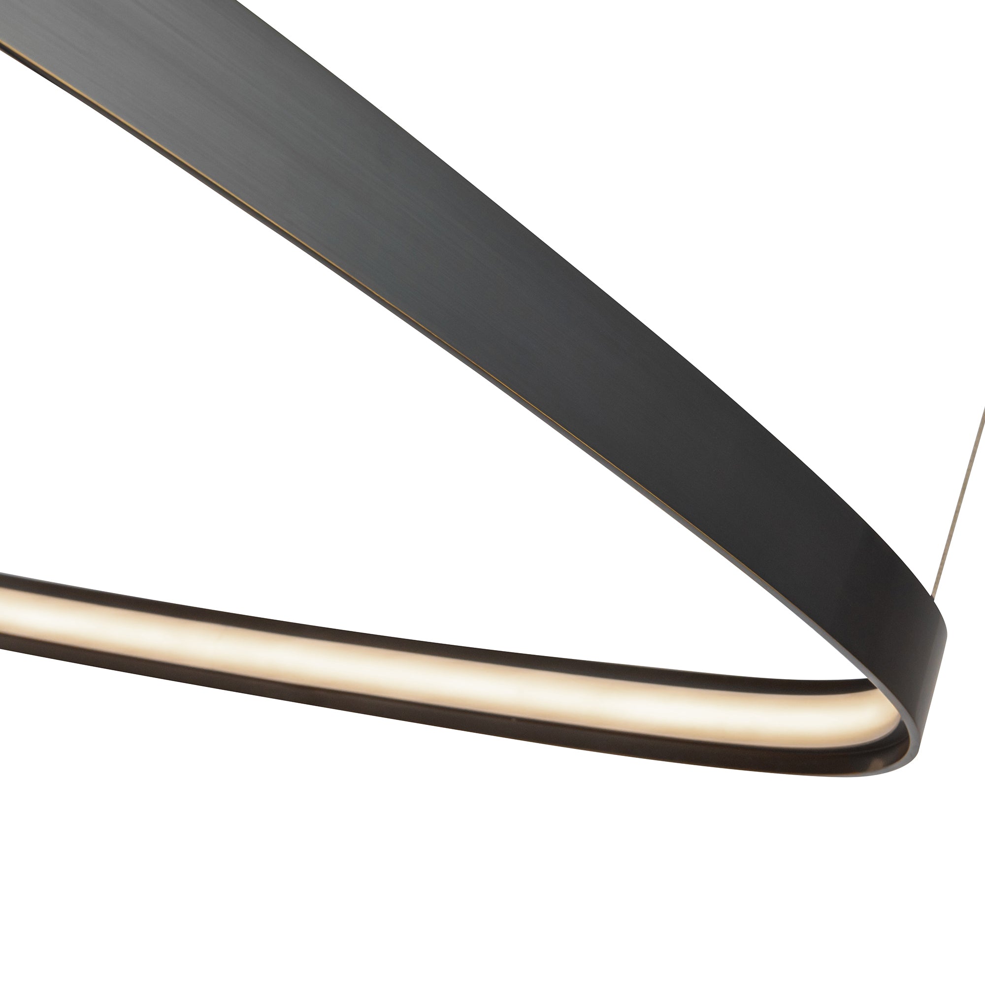 Yukon 31-in Urban Bronze LED Pendant