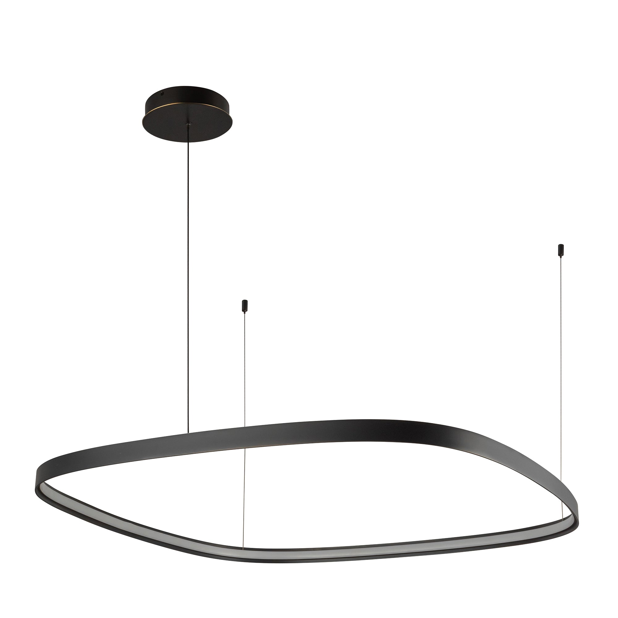 Yukon 40-in Urban Bronze LED Pendant