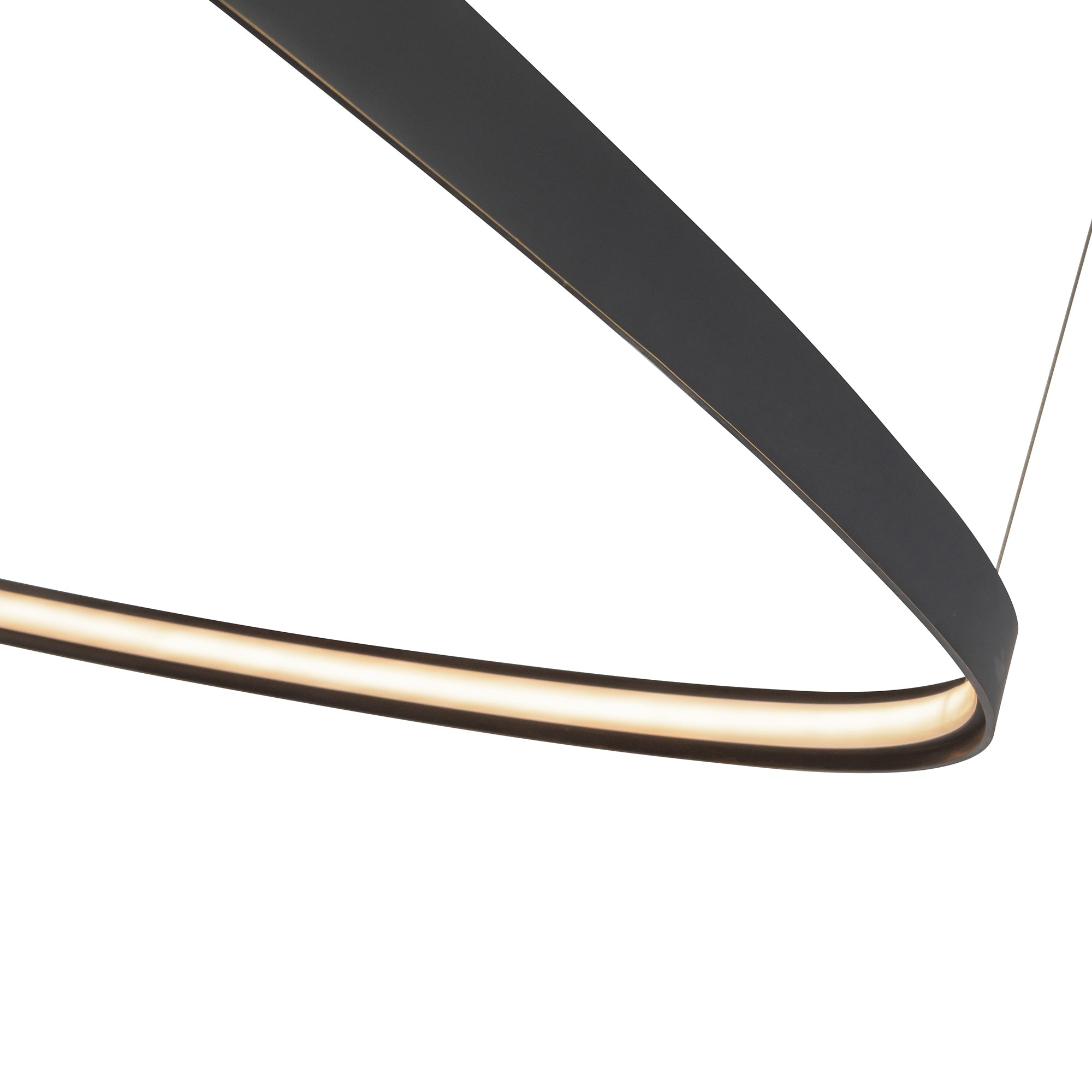 Yukon 40-in Urban Bronze LED Pendant