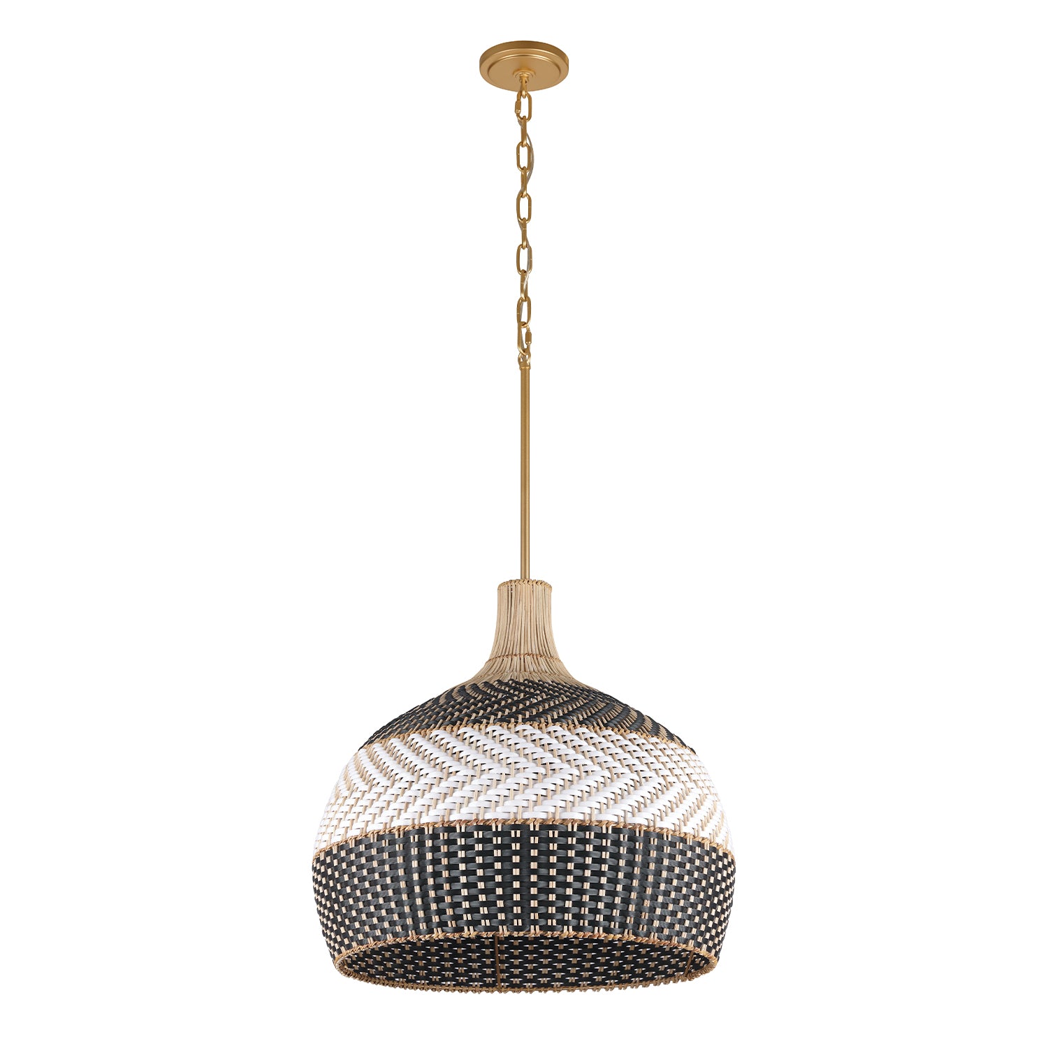 Crystorama Zanzibar ZAN-9005-SG-MK – 21 Inch – 5 Light – Pendant Light – Soft Gold – Damp Rated