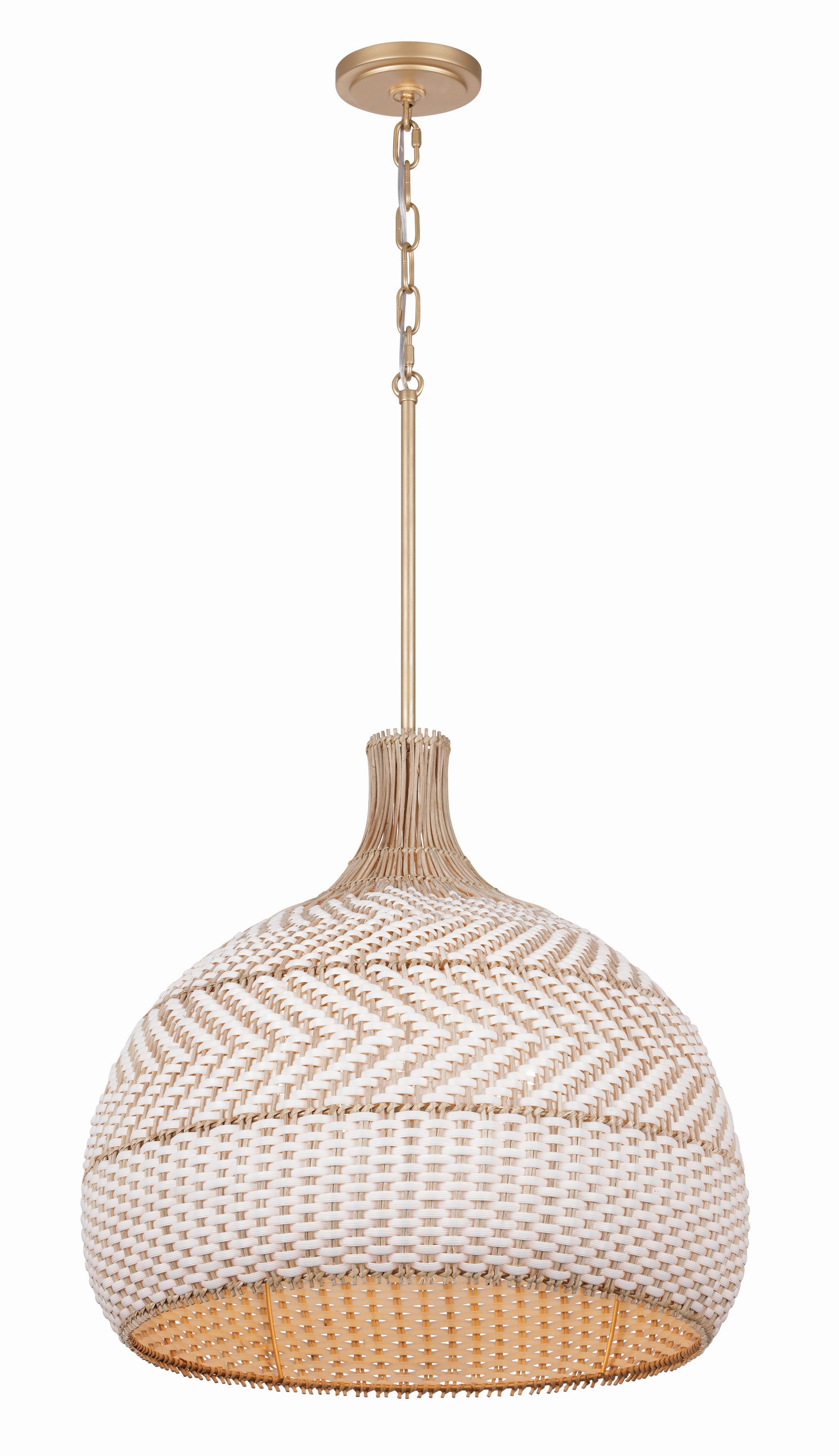 Crystorama Zanzibar ZAN-9005-SG – 21 Inch – 5 Light – Pendant Light – Soft Gold – Damp Rated