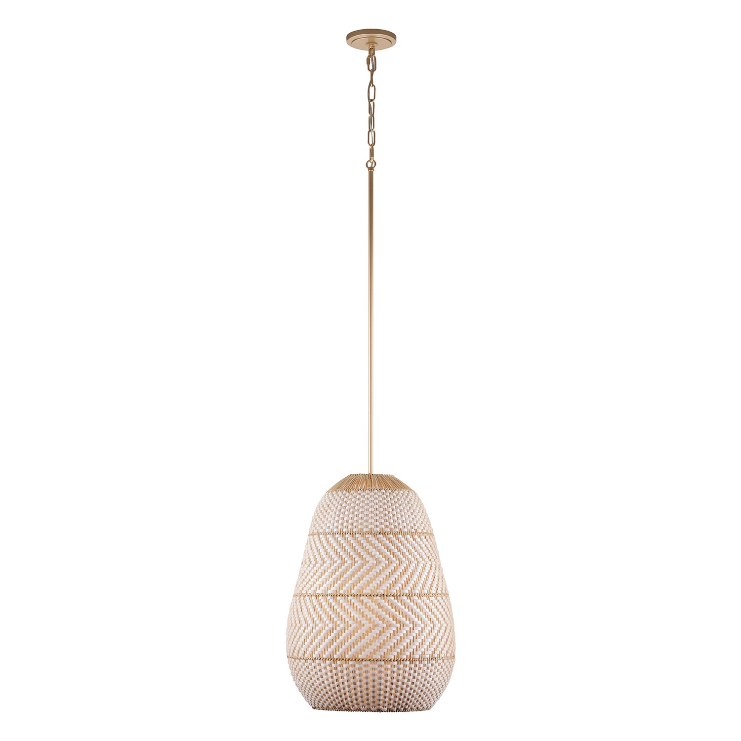 Crystorama Zanzibar ZAN-9013-SG – 16 Inch – 3 Light – Pendant Light – Soft Gold – Damp Rated
