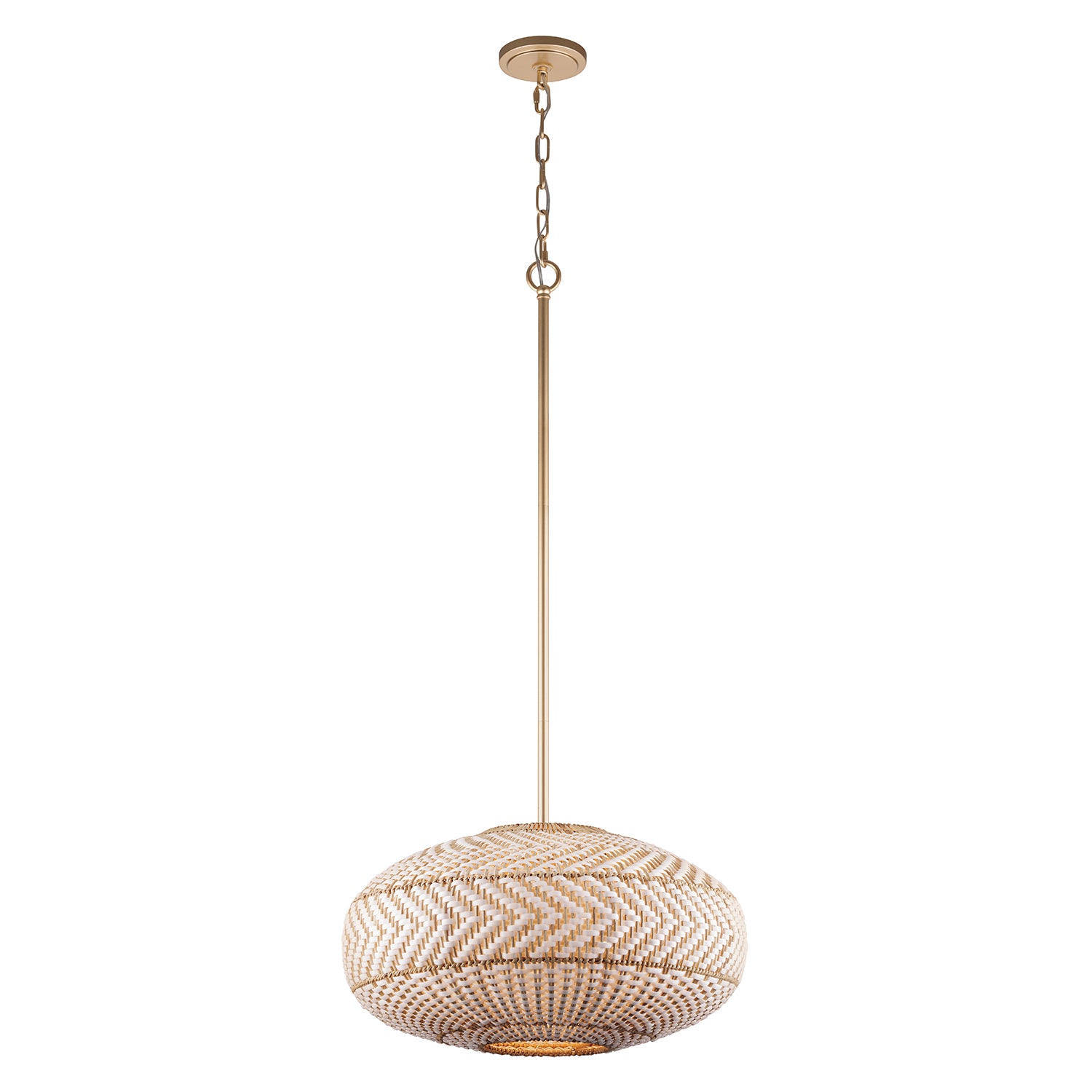 Zanzibar 4 Light Soft Gold Pendant