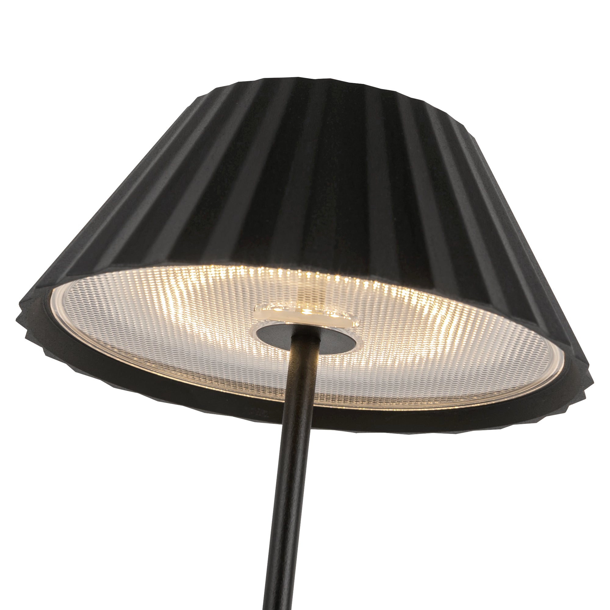 Zola 6-in Black LED Table Lamp