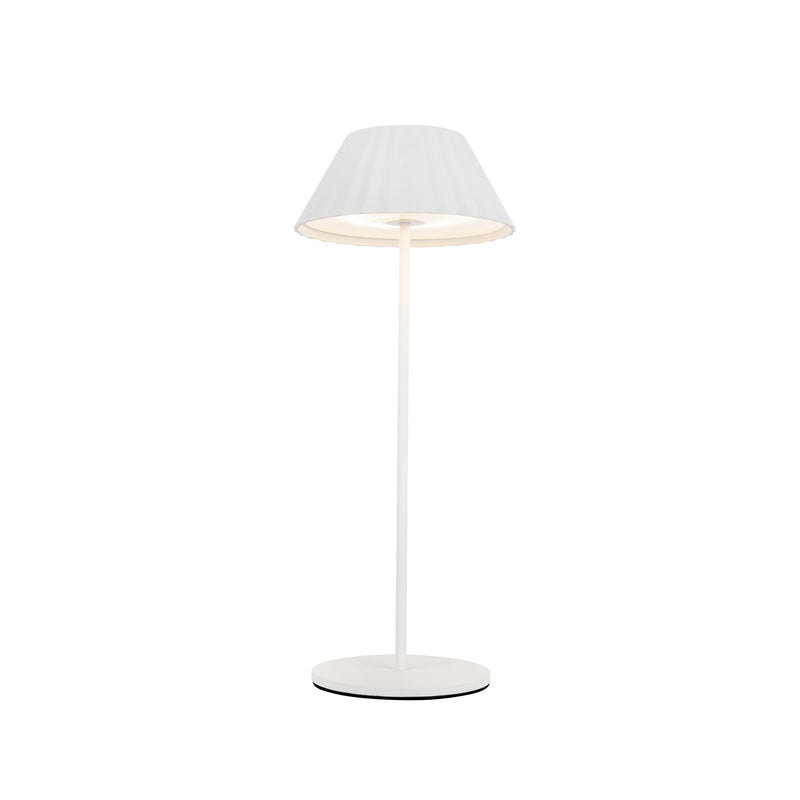 Zola 6-in White LED Table Lamp
