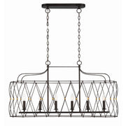 Crystorama Zucca ZUC-A9037-EB-GA – 42.5 Inch – 6 Light – Chandelier – English Bronze + Antique Gold – Dry Rated