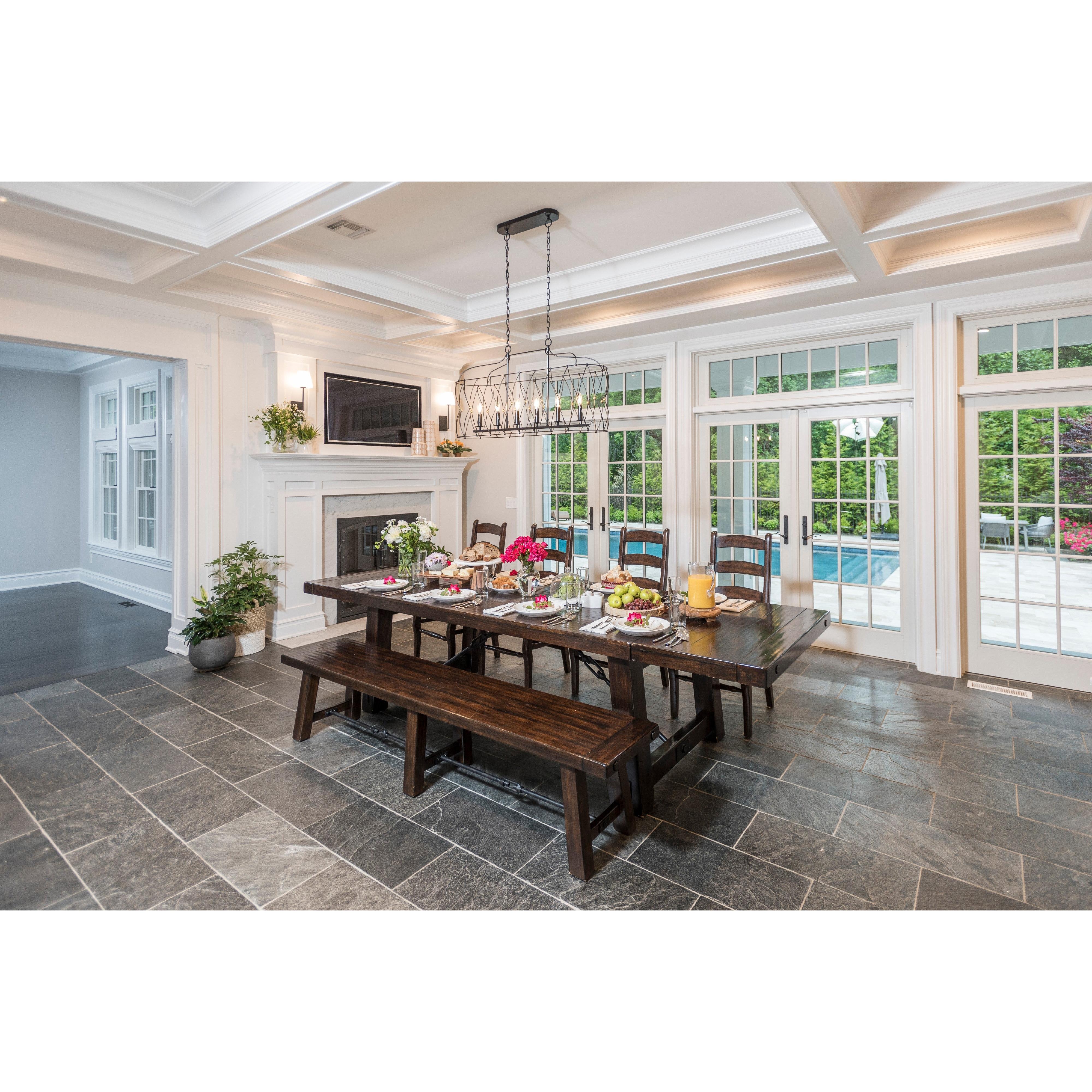 Crystorama Zucca ZUC-A9037-EB-GA – 42.5 Inch – 6 Light – Chandelier – English Bronze + Antique Gold – Dry Rated