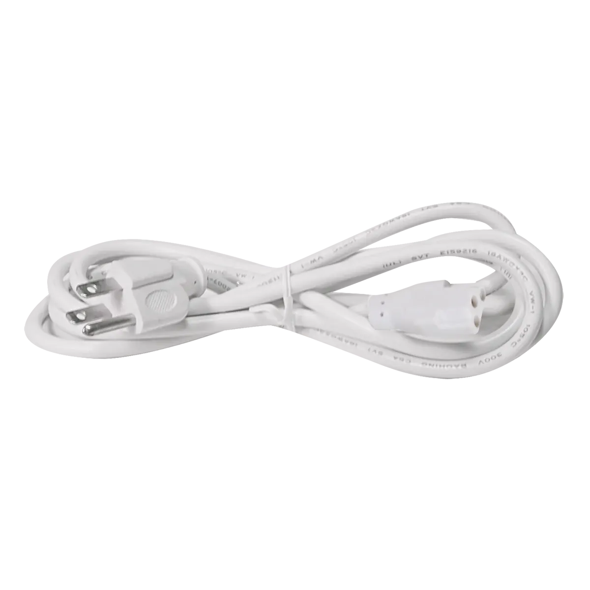 LED 5 Complete Undercabinet 6ft plug-in power cord in white