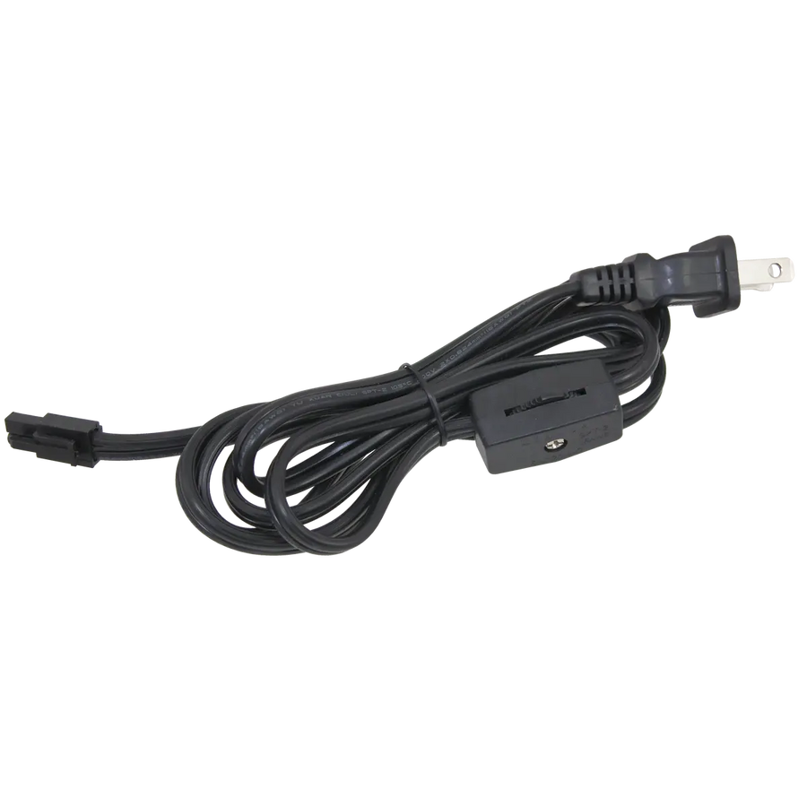MVP 120V Puck Light 6in Jumper Cable in Black