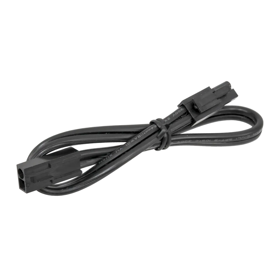 MVP 120V Puck Light 24in Jumper Cable in Black