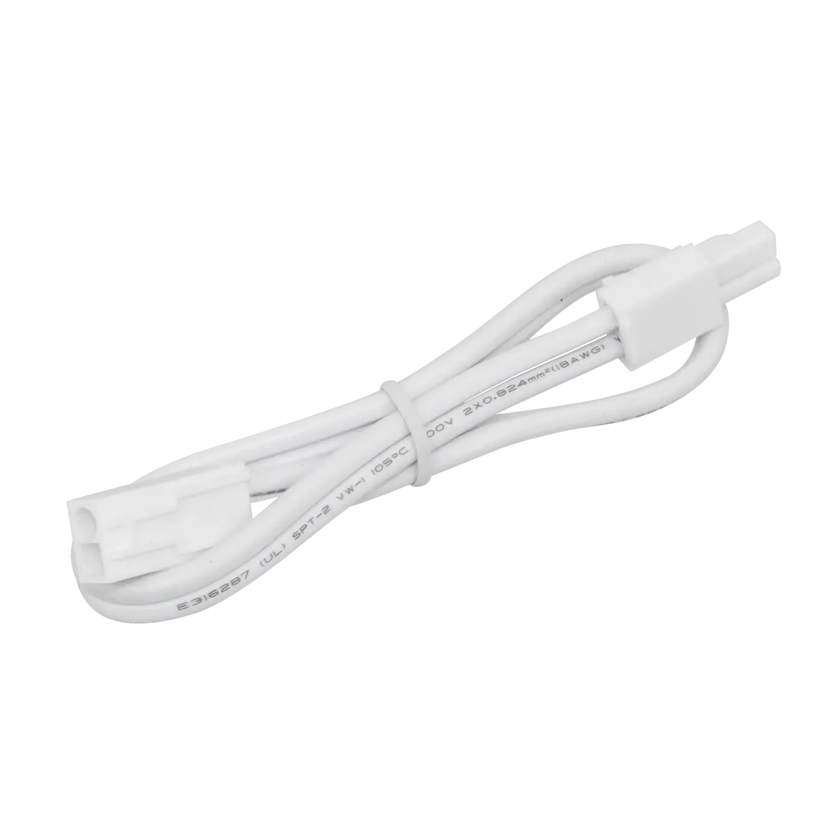 MVP 120V Puck Light 24in Jumper Cable in White