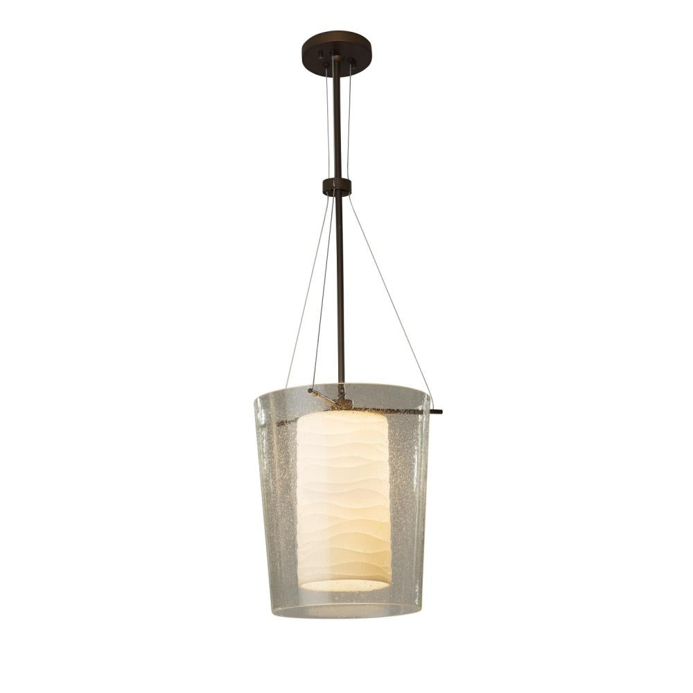 Justice Design Group AMANI FAMILY ALR-8010-DBRZ Pendant Transitional - Bronze