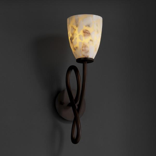 Justice Design Group CAPELLINI FAMILY ALR-8911-30-DBRZ Sconce Transitional - Bronze