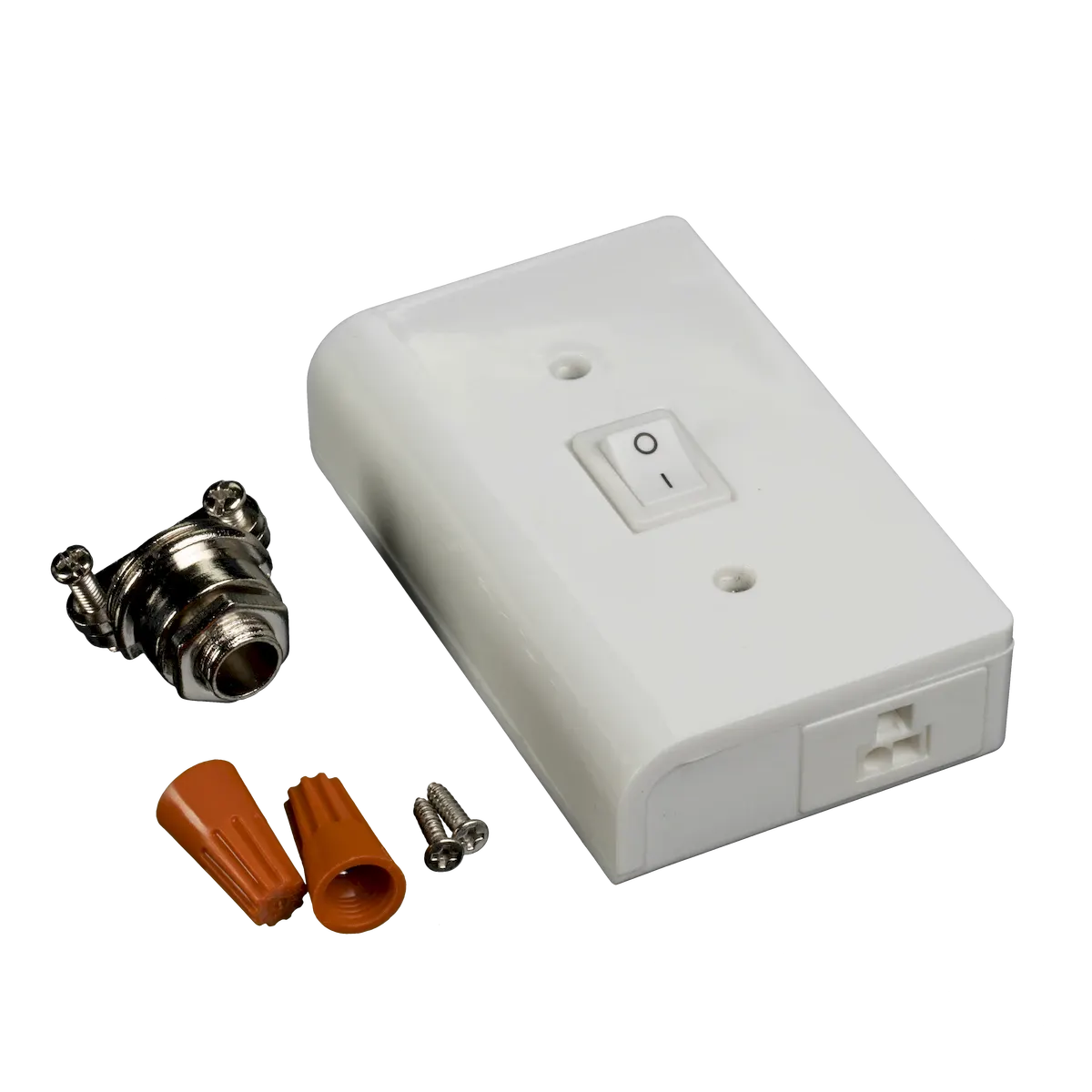 MVP 120V Puck Light Slimline Hardwire Box in White