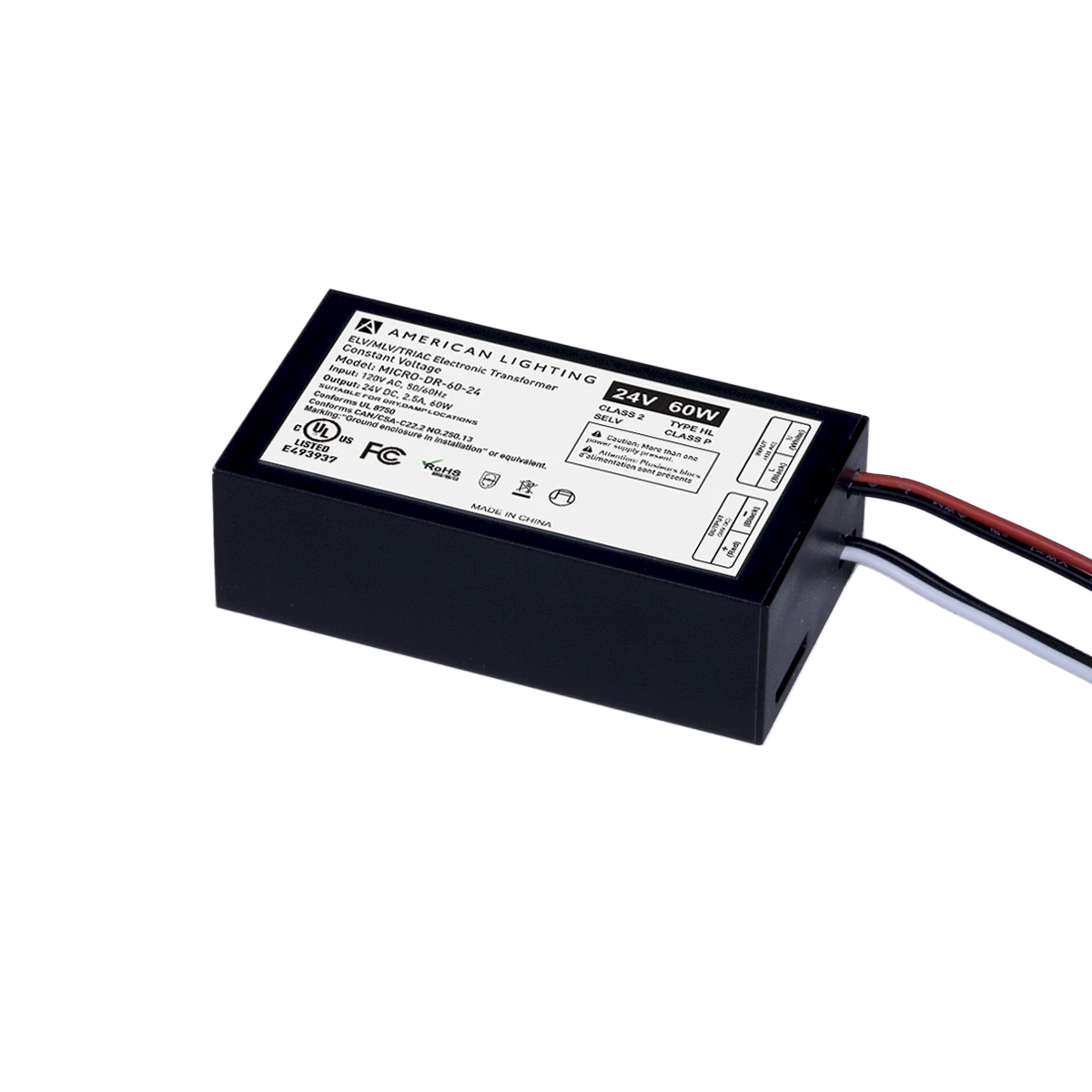 60W 12V Dimmable Micro LED Driver