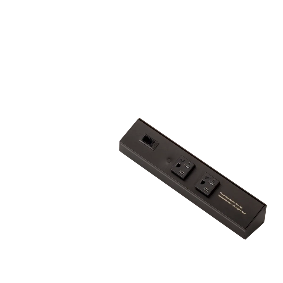 ATOM Power Strip 10in Black Finish