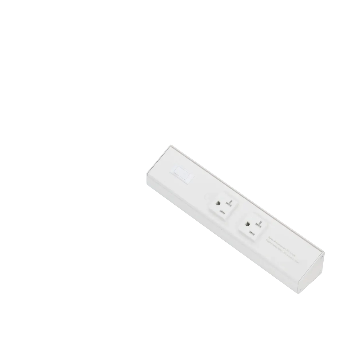 ATOM Power Strip 10in White Finish