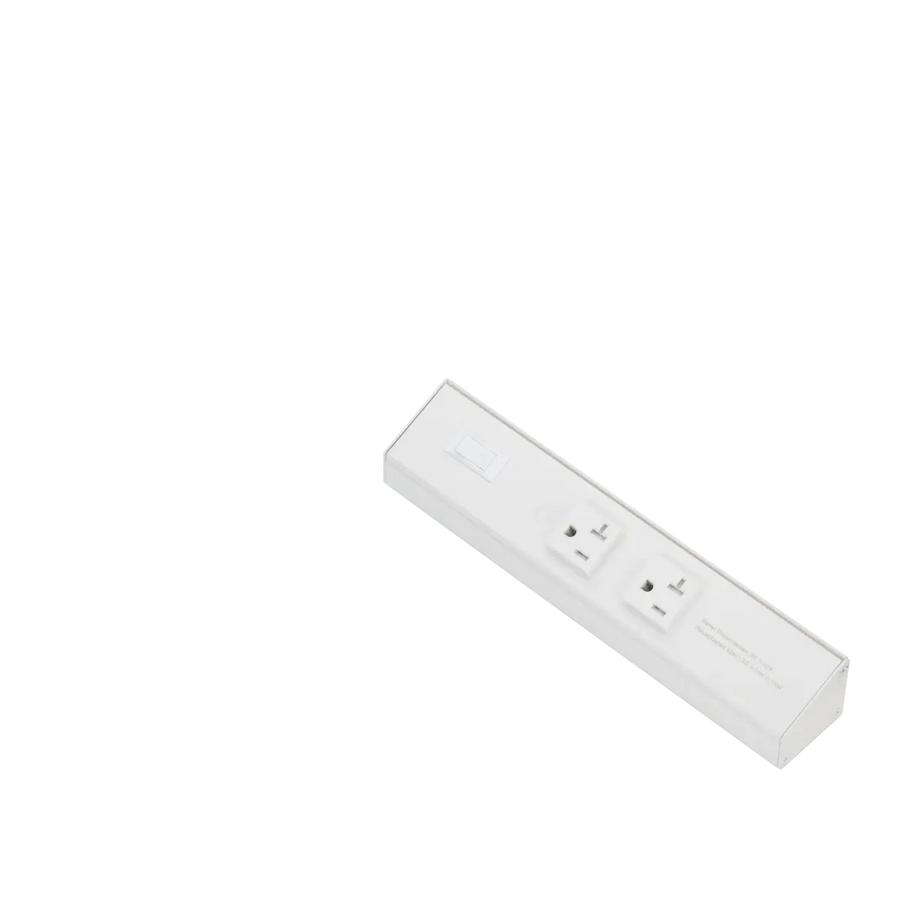ATOM Power Strip 10in White Finish