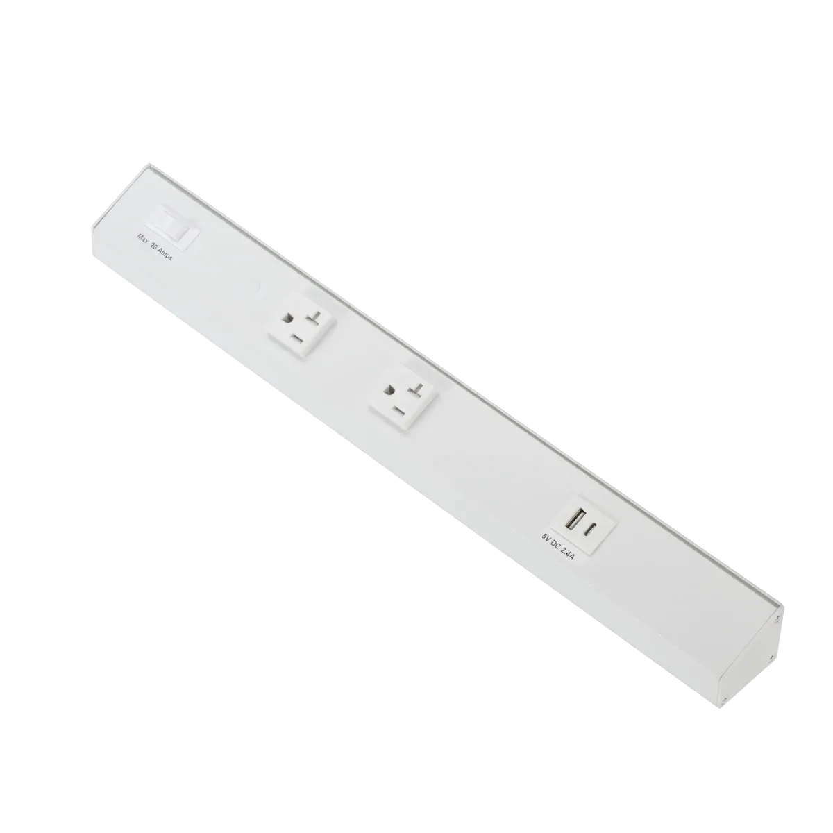 ATOM Power Strip 18in White Finish