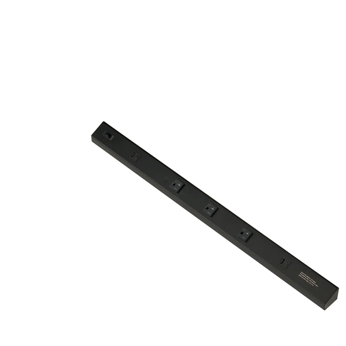 ATOM Power Strip 30in Black Finish