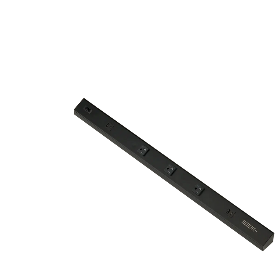 ATOM Power Strip 30in Black Finish