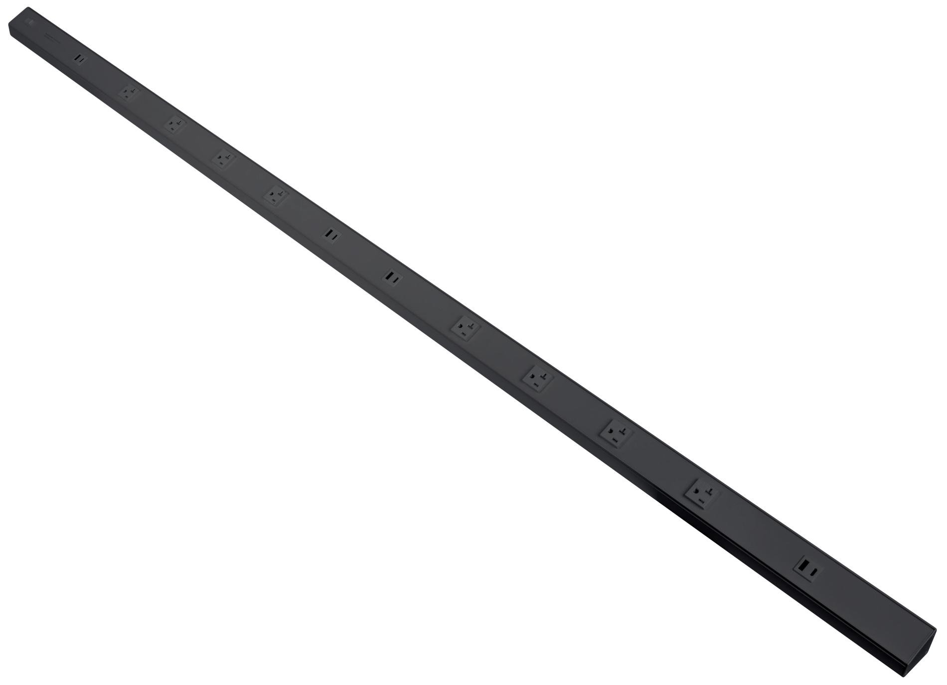 ATOM Power Strip 72in Black Finish