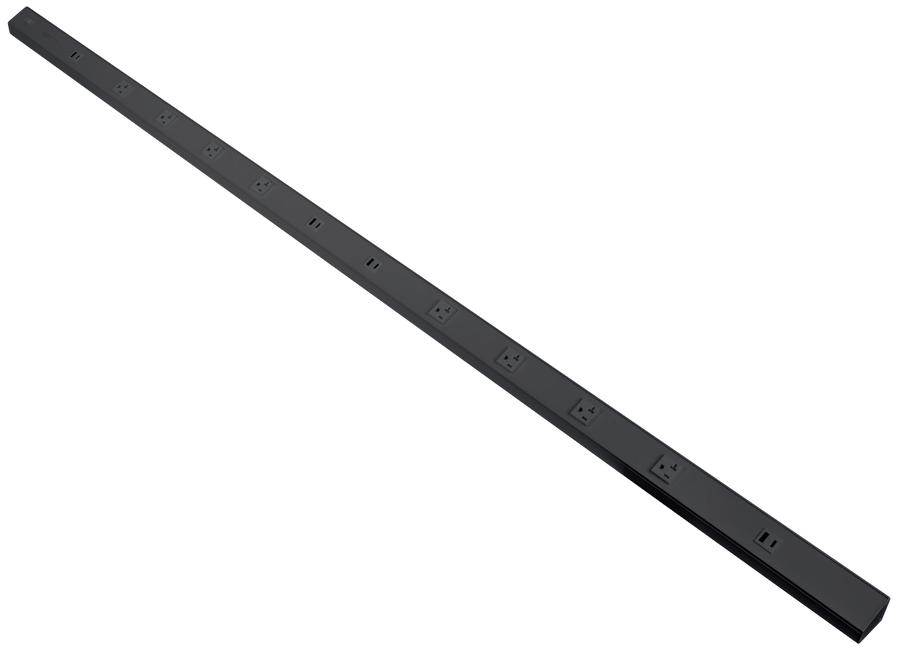 ATOM Power Strip 72in Black Finish