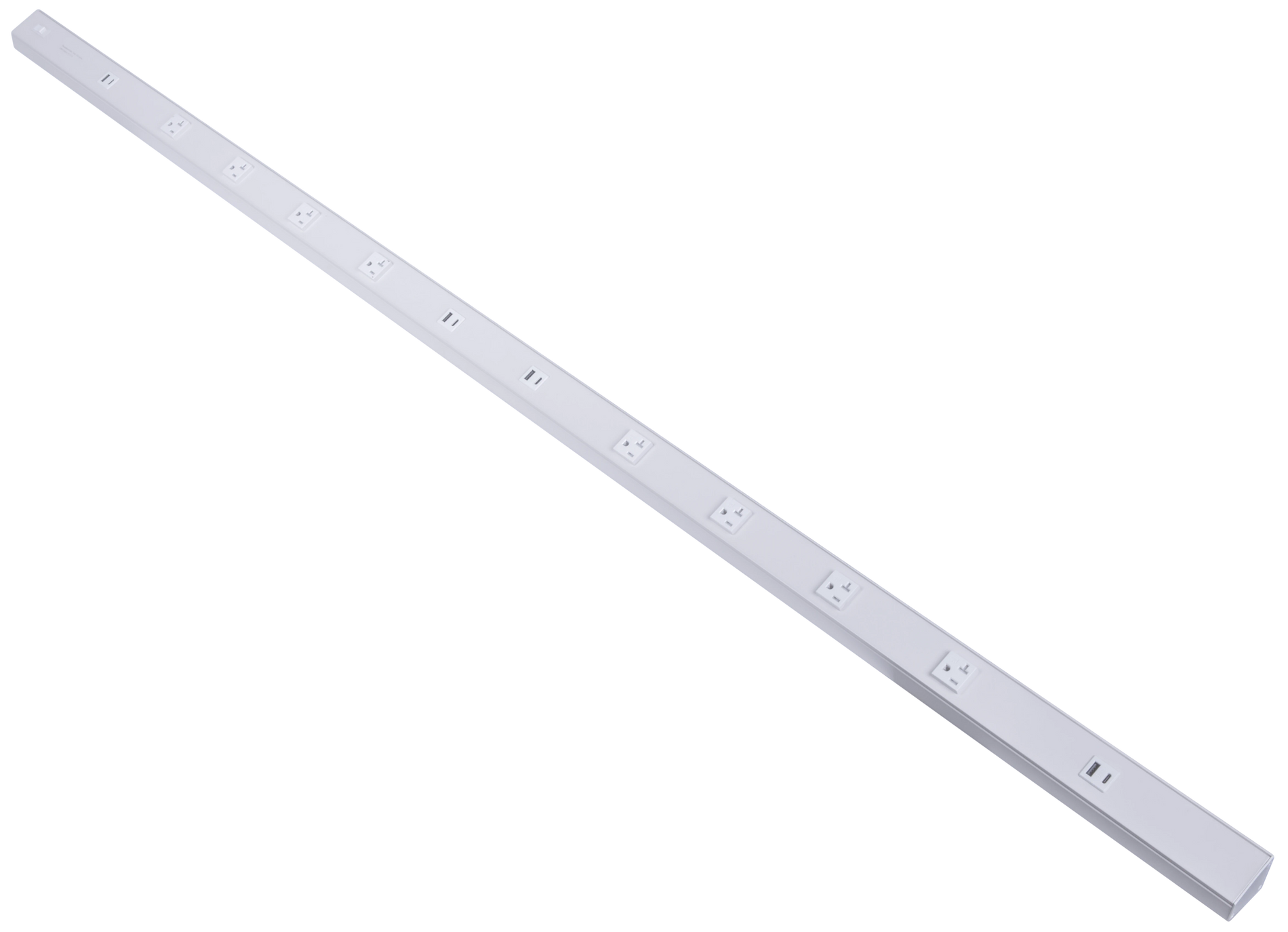 ATOM Power Strip 72in White Finish