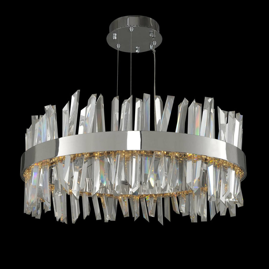 Glacier 32 Inch Round LED Pendant