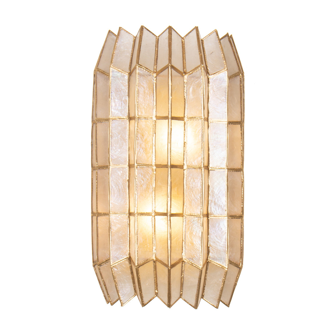Fractal 8.5-in 2 Light (40-watt) Oxidized Gold Leaf Wall Sconce