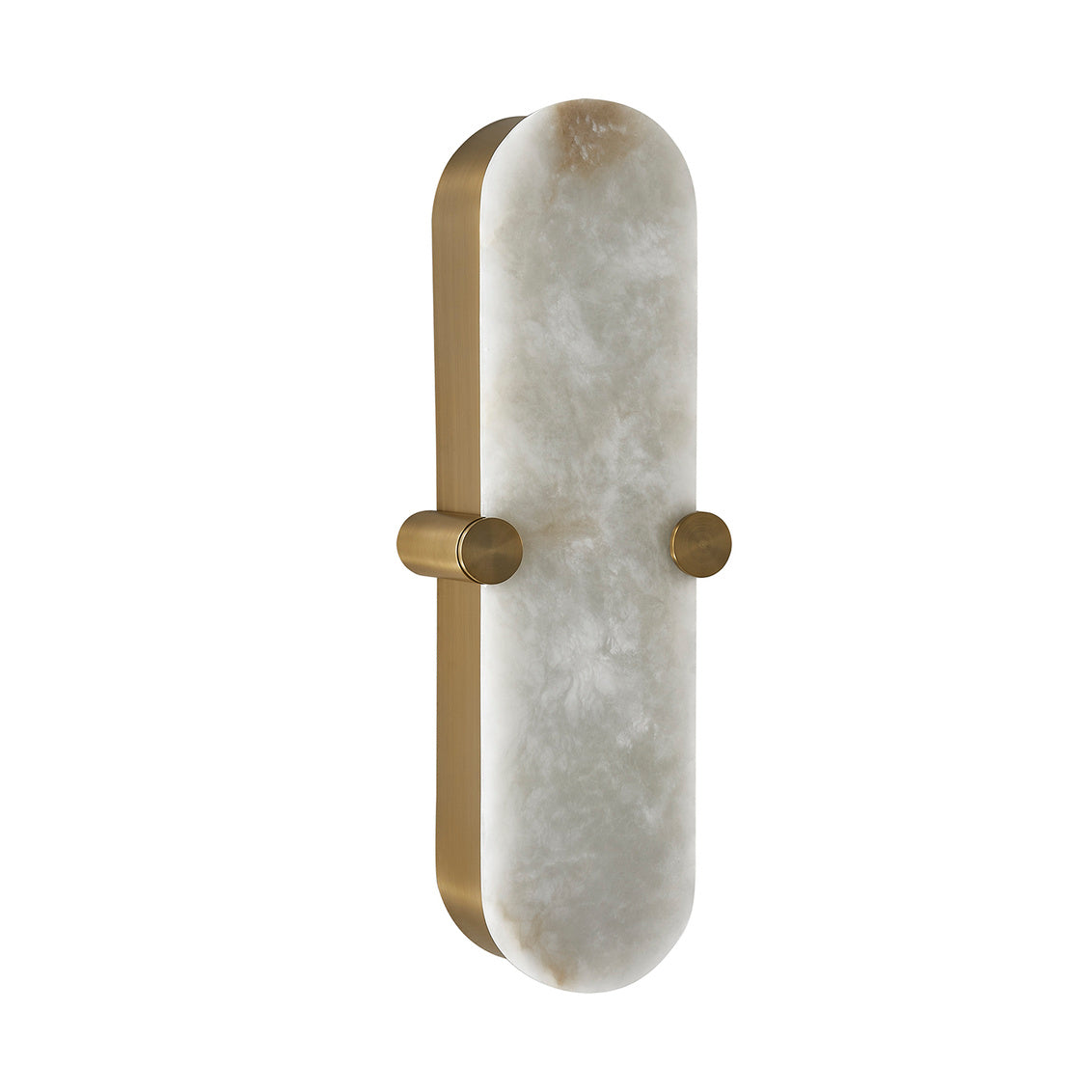 Lumba 20-in (12-watt) LED Winter Brass Wall Sconce