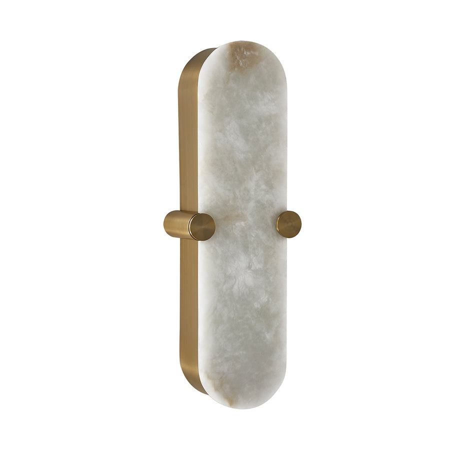 Lumba 20-in (12-watt) LED Winter Brass Wall Sconce