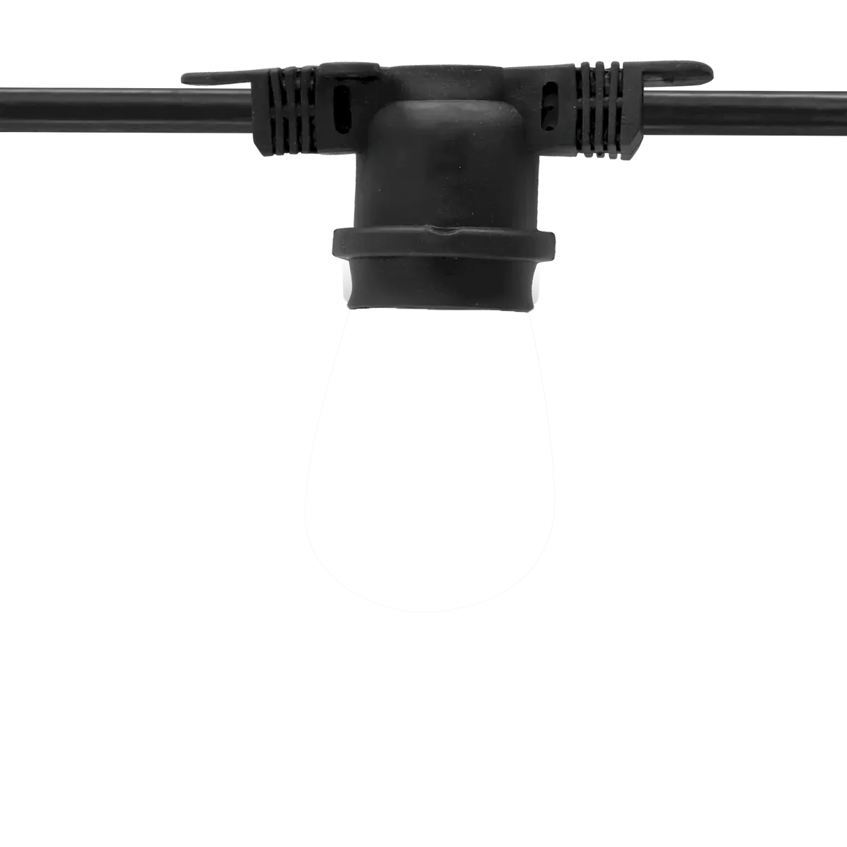Commercial Non-Suspended Light String E26 100ft Reel with 24" Spacing