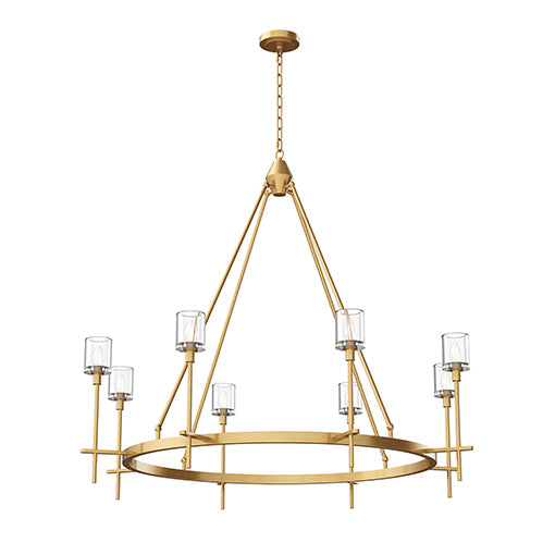 Alora Lighting SALITA CH314308VBCC Chandelier Traditional - Brass