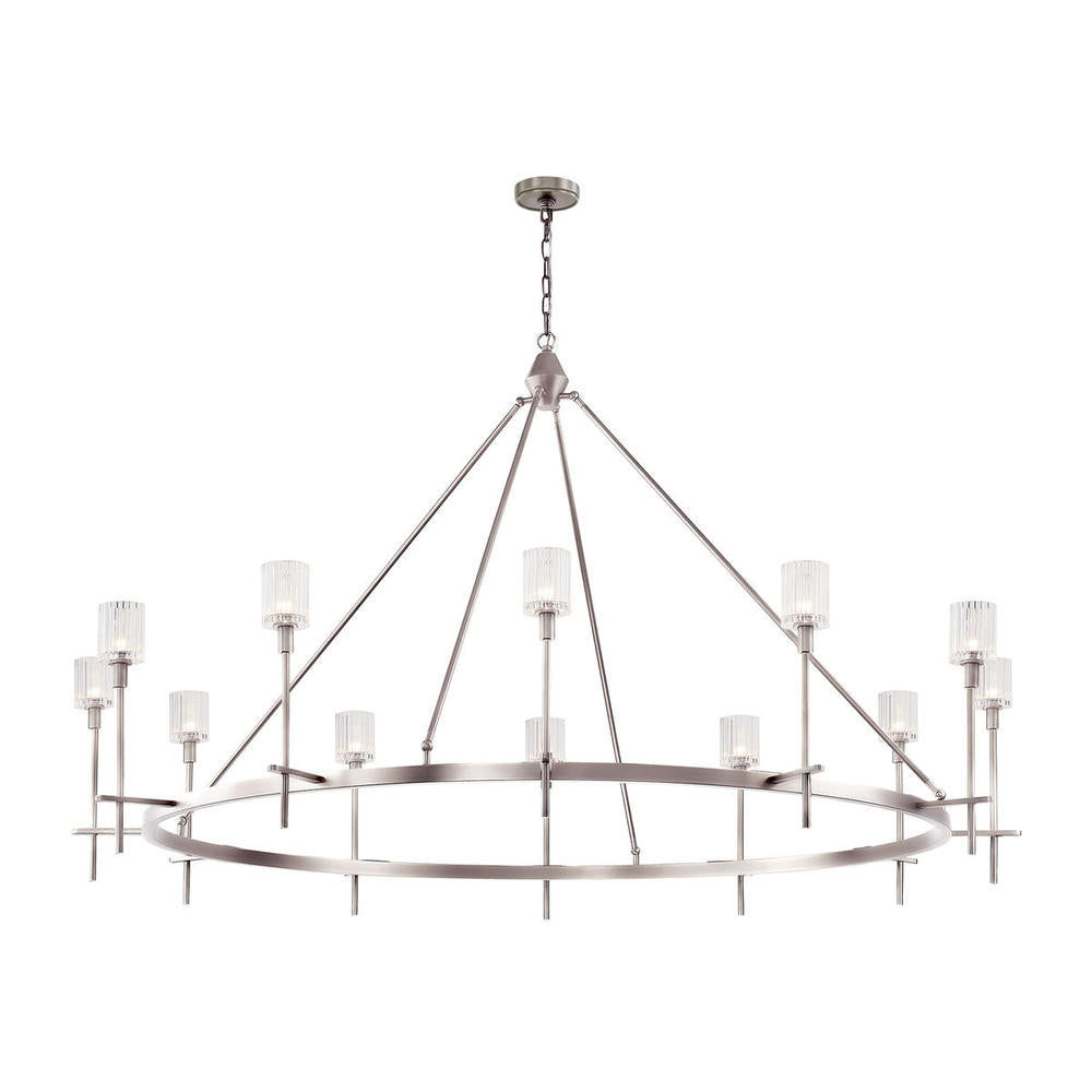 Alora Lighting SALITA CH314312PNRC Chandelier Traditional - Nickel