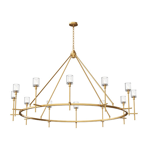 Alora Lighting SALITA CH314312VBCC Chandelier Traditional - Brass