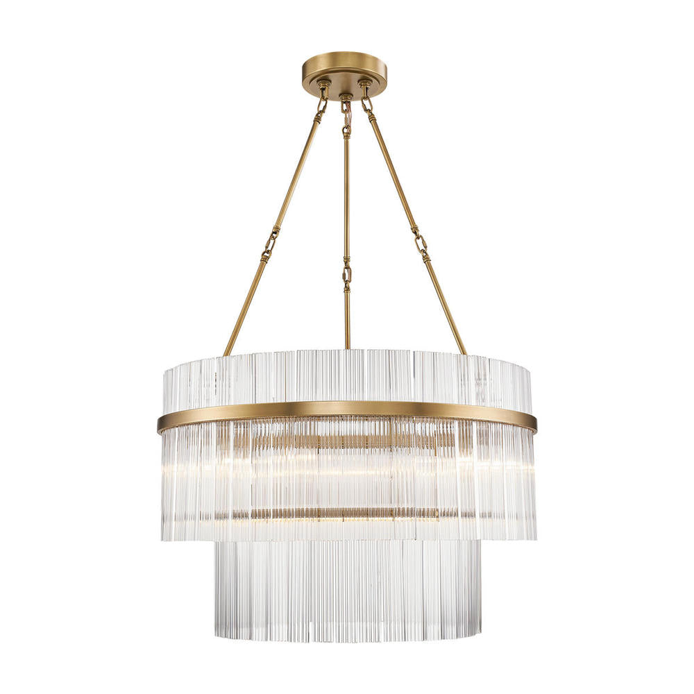 Alora Lighting CARLISLE CH314820VB Chandelier Traditional - Brass