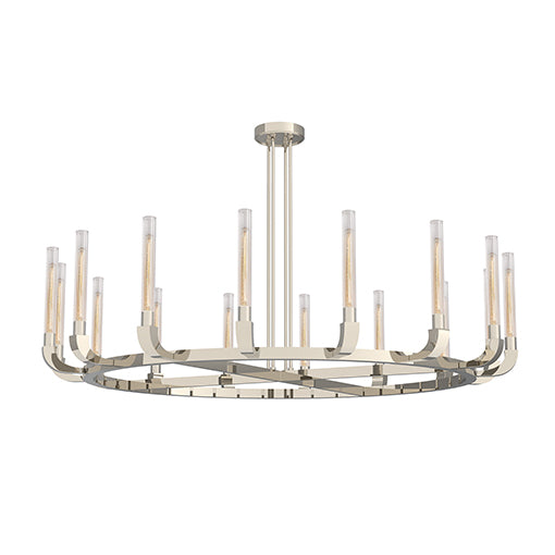 Alora Lighting FLUTE CH316016PNCR Chandelier Traditional - Nickel