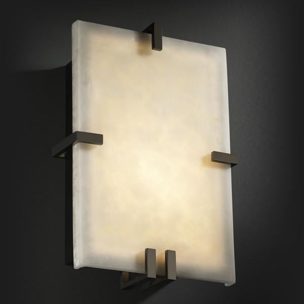 Clips Rectangle Wall Sconce (ADA) light