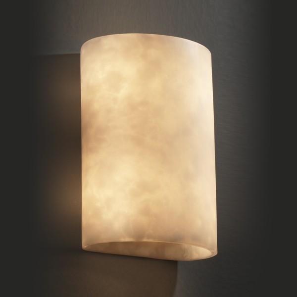 Justice Design Group WALL SCONCE (NO METAL) CLD-8858 Sconce Traditional - Yellow