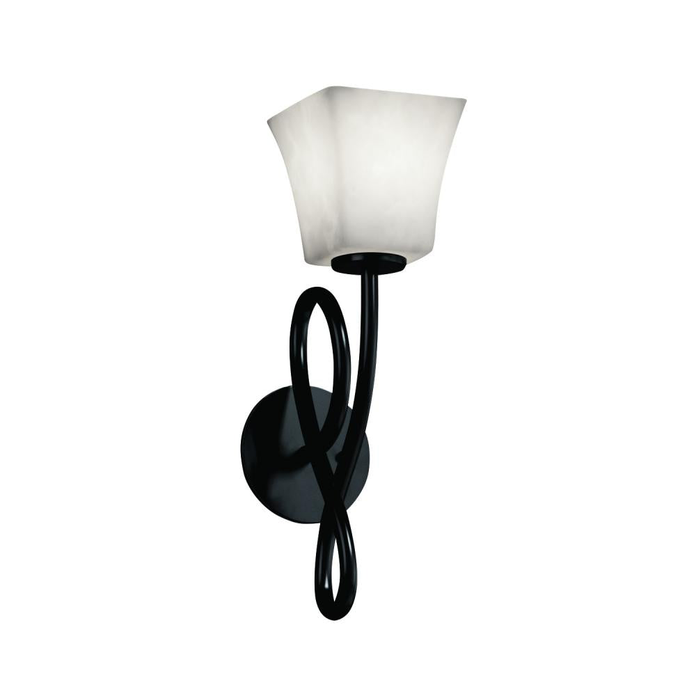 Justice Design Group CAPELLINI FAMILY CLD-8911-30-MBLK Sconce Traditional - Black