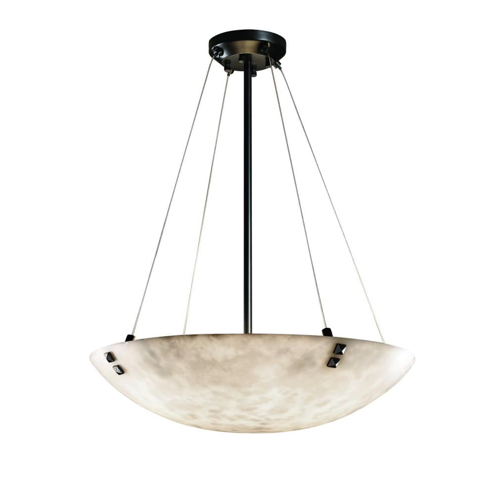 Justice Design Group FINIALS FAMILY CLD-9662-25-MBLK-F3 Pendant Traditional - Black