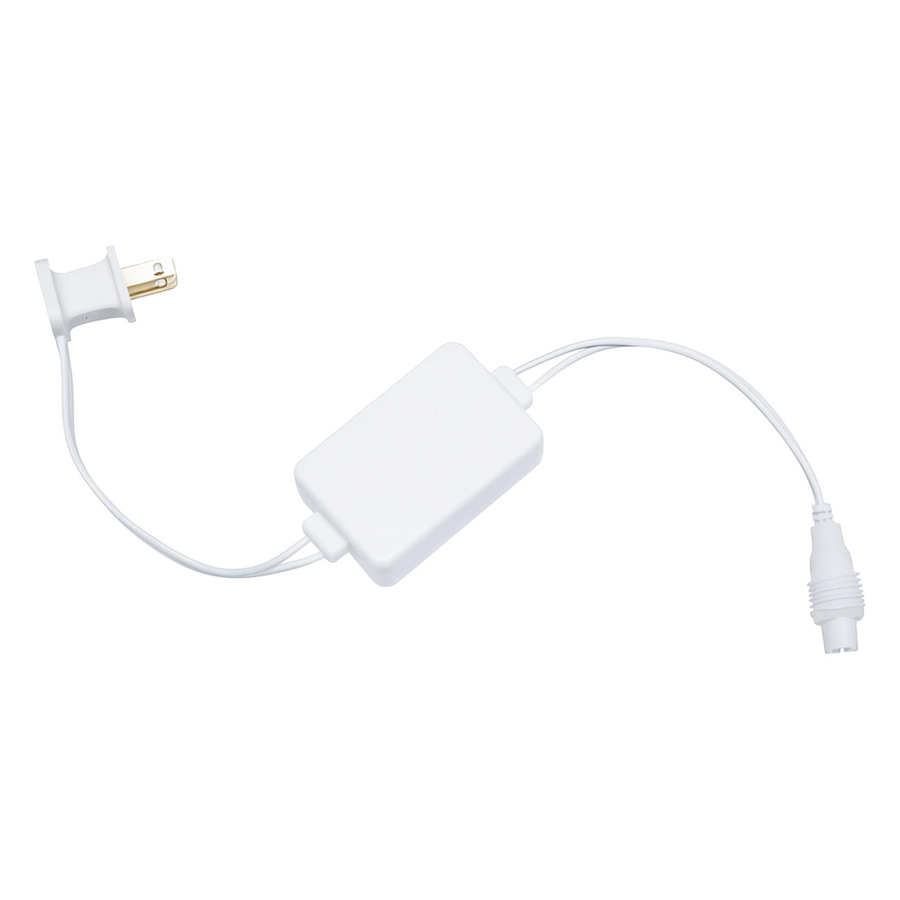 Commercial Coaxial Light String Accessory 4A Power Adaptor - White