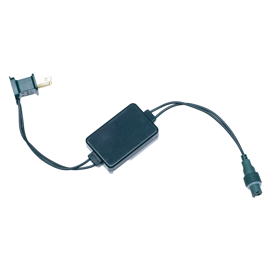 Commercial Coaxial Light String Accessory 4A Power Adaptor - Green