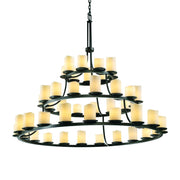 Dakota 45-Light 3-Tier Ring Chandelier