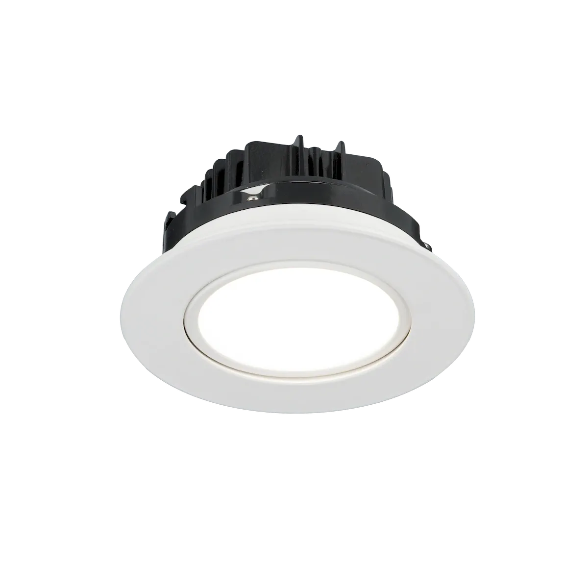 Dip 360° Gimbal 4inch Downlight, 5CCT, White Finish