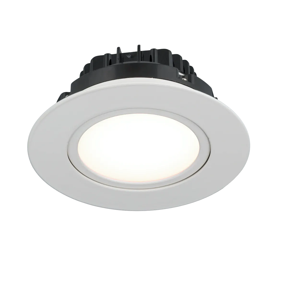 Dip 360° Gimbal 6inch Downlight, 5CCT, White Finish