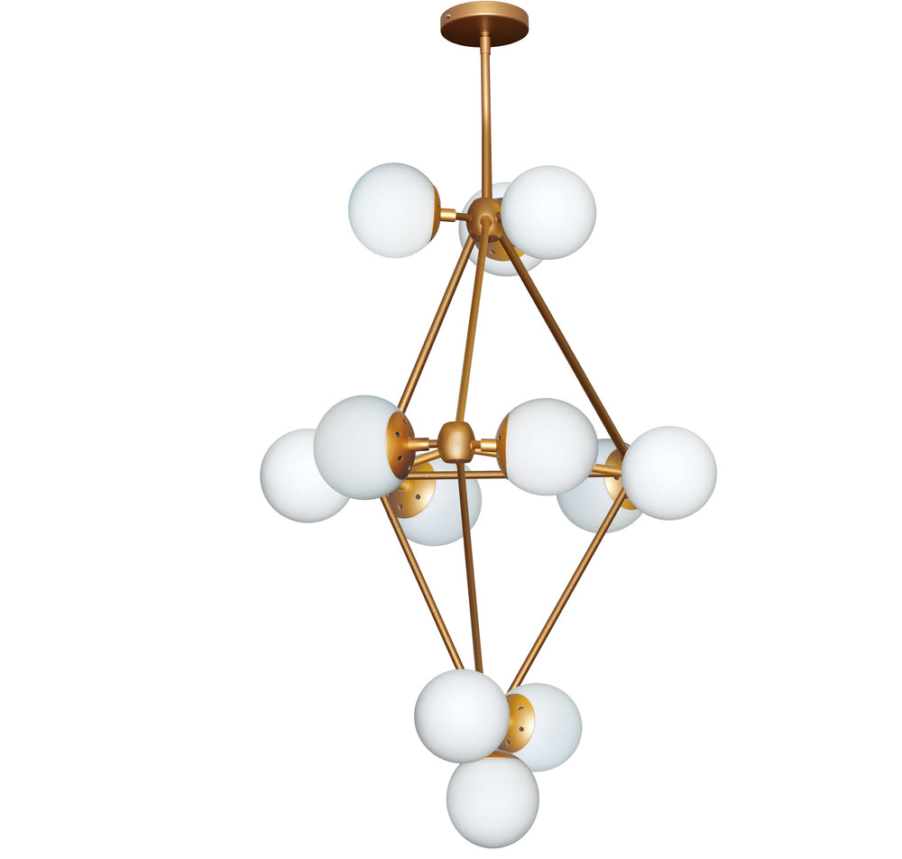 Dainolite DOMI DMI-3612C-GLD Chandelier Modern - Gold